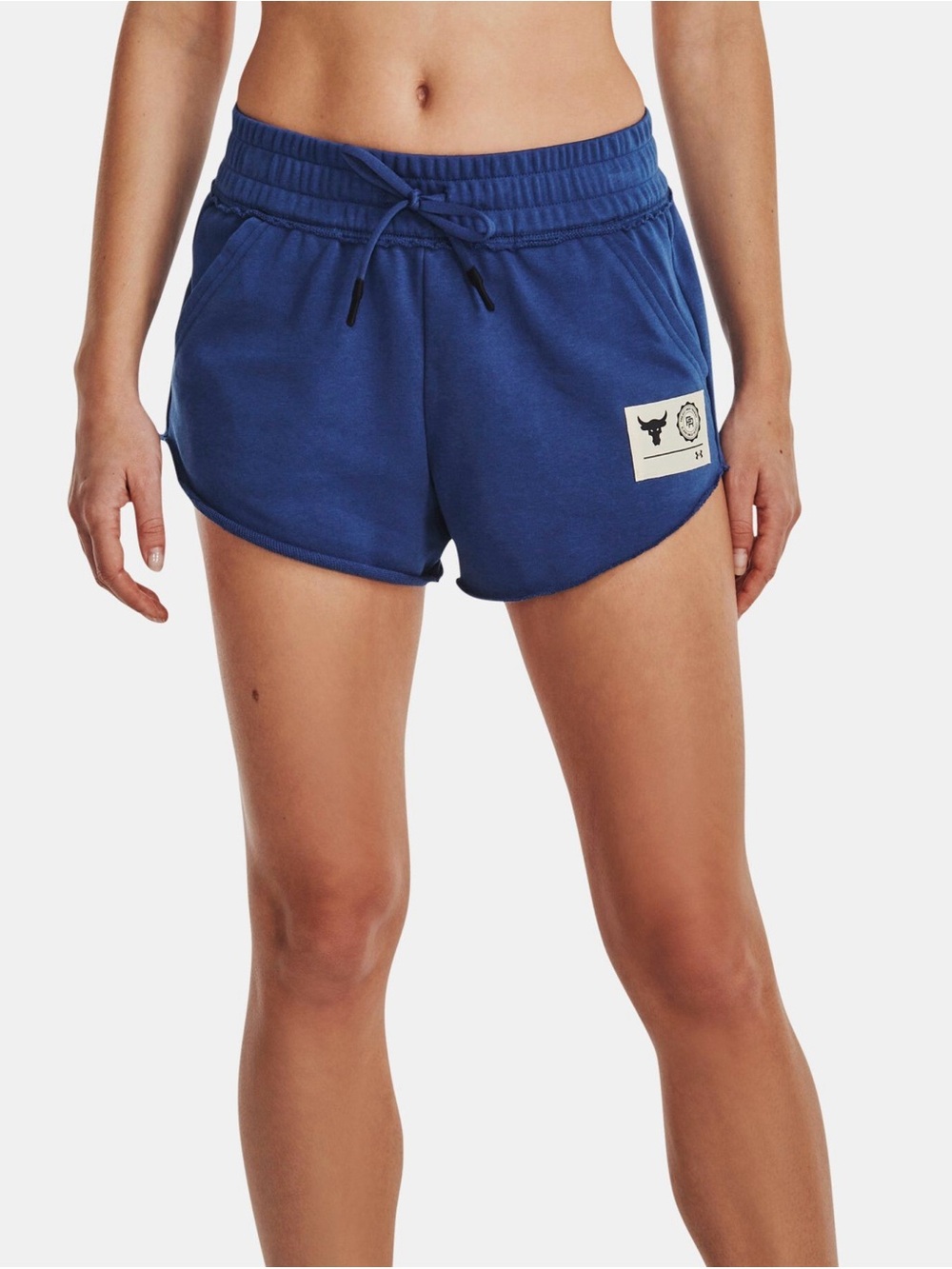 Under Armour Women's Project Rock Terry Shorts Athletic Drawstring Shorts✨